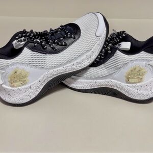 Under Armour Black and White “Curry” Basketball Shoes